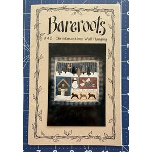 Bareroots 18.5"x17"‎ Christmastime Wall hanging Quilt Pattern # 42